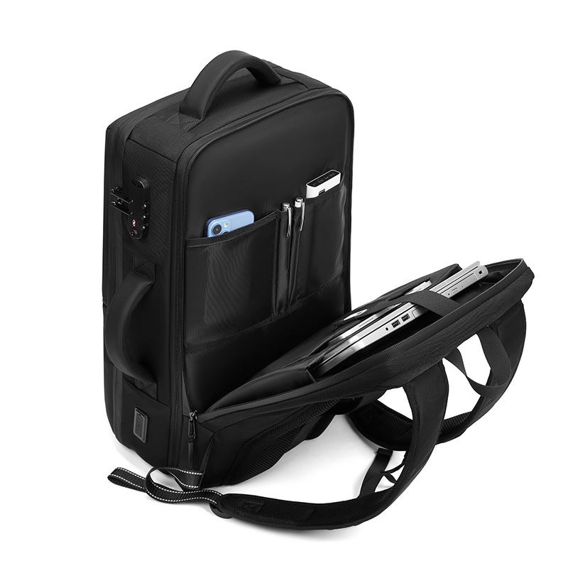 Business Backpack Brief - Waterdichte zakelijke reisrugzak met USB-oplaadpoort, grote