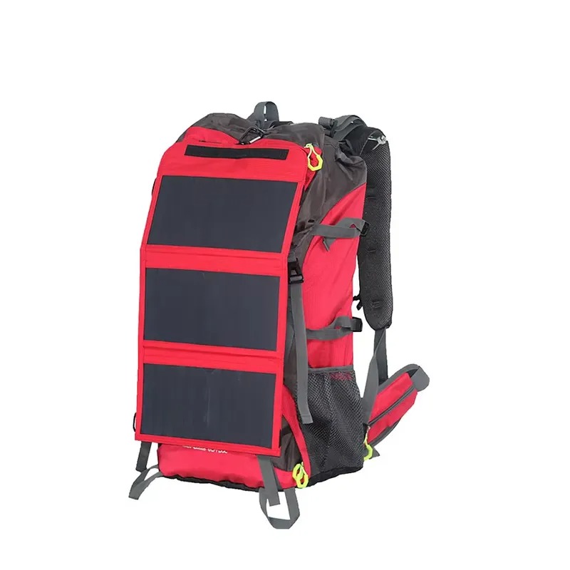 Hiking Backpack Waterproof - 2026Custom Zonnepaneel Rugzak Smart 68L 20W