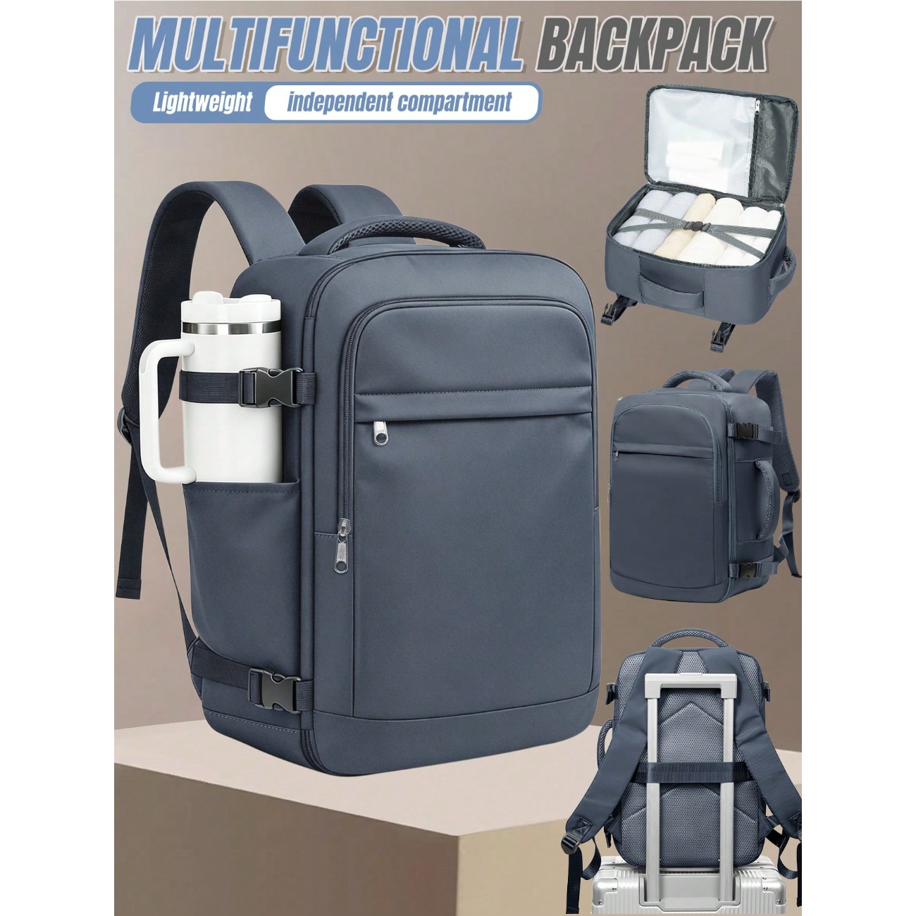 Lichtgewicht reisrugzak met gr - Laptop Backpack 15.6 recensie en prijs