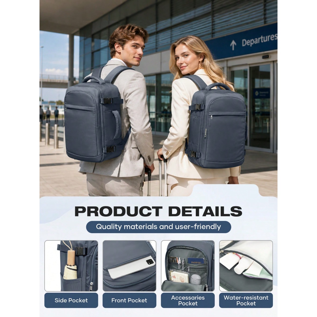 Lichtgewicht reisrugzak met gr - Laptop Backpack 15.6 recensie en prijs